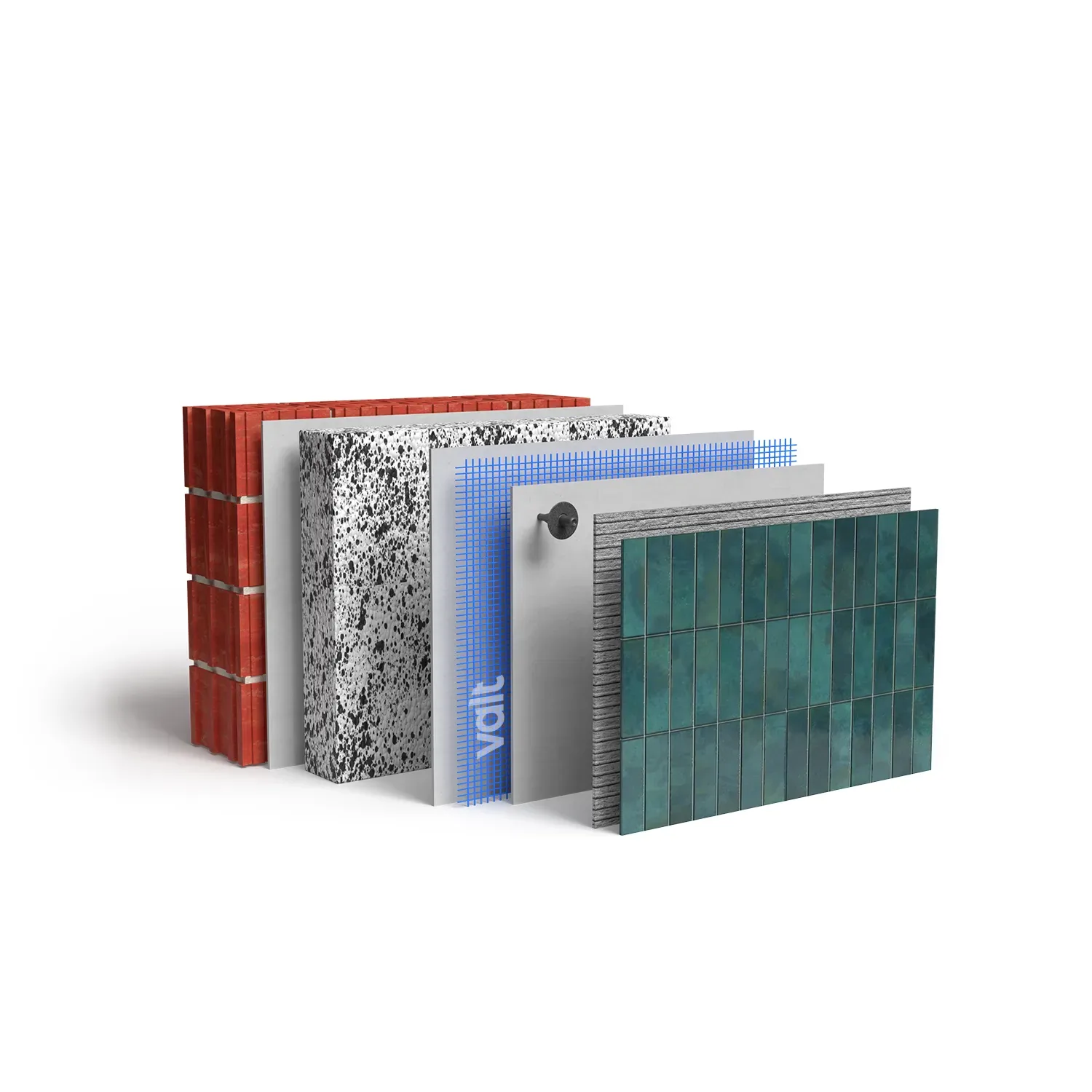 Stratigrafia Valtherm modulare Clinker